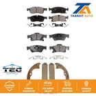 Front Rear Ceramic Brake Pads & Parking Shoe Kit For Dodge Durango Jeep Grand Wk New. Price: $105.68.