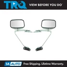 Trq Side View Manual Mirrors Chrome Pair Set Ford F-series Pickup Truck New. Price: $90.95.
