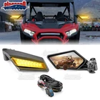 Side Mirrors W/led Turn Lights+plug & Play Wire Kit For Polaris Rzr Xp 1000 2026 New. Price: $84.99.