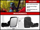 Utv Side View Mirror By Superatv SVM-002 New. Price: $39.99.