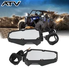 Utv Rear View Side Mirrors W/ Led Lights For Polaris Rzr 1.75"-2" Roll Cage Usa New. Price: $46.15.