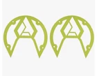 Assault Industries Sidewinder Mirror Color Bezel Kit - Lime Squeeze STOCK#L30 New. Price: $19.99.