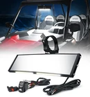 Xprite 9" Utv Rear View Center Mirror With Lights Switch For 1.75"-2" Roll Bar New. Price: $49.99.