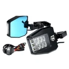 Xprite Side View Mirror With Led Spotlight Clear UTV-SM-G12-CLR-USED New. Price: $104.62.