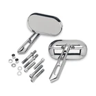 Kuryakyn Chrome Magnum Mirror Set - 1428 New. Price: $127.99.