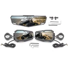 Wsays Rear Side View Led Mirrors + Center For Polaris Rzr Pro XP/4 20-26 New. Price: $83.99.