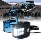 Rear View Side Smoked Mirrors W/light Fits 1.6"-2" For Polaris Rzr 570 900 1000 New. Price: $89.99.