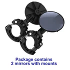 Open Trail 4" Mirror With Mounts For Atv Utv Golf Cart Mowers Tractors New. Price: $10.00.