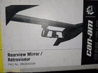 Can-am Rear View Mirror Maverick Commander Defender 715001191 New. Price: $49.99.