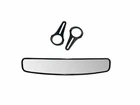 Superatv 17" Curved Rear View Mirror 1.75" Cage Mount For Polaris Ranger Used. Price: $43.62.