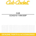 Cub Cadet 43210-115N-000P Parking Brake Cable Challenger CX700 CX500 4X4 New. Price: $31.95.