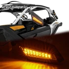 Adjustable Side Racing Mirrors W/led Light For Can Am Maverick X3 & Max Turbo New. Price: $32.35.