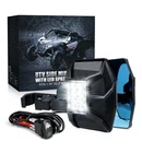 Utv Rear View Side Mirror Blue Anti-glare W/ Led Light For Polaris Rzr 1000 Xp New. Price: $60.00.