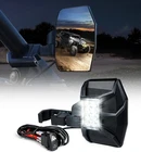 Blue Anti-glare Rear View Mirror W/led Light Dimming For Polaris Ranger XP1000 New. Price: $53.30.