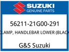 Suzuki Oem Part 56211-21G00-291 Holder,handle Lower (black) New. Price: $28.96.