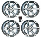 Itp SS212 Atv Wheels/rims Machined 12" Honda Foreman Rancher Sra New. Price: $522.96.