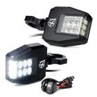 Atv Utv Rear Side View Mirrors Led Light 1.6"-2" Roll Bar For Polaris Ranger Rzr New. Price: $99.95.