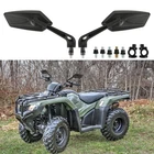 Atv Rear View Side Mirrors W/ 7/8" Handlebar Mount For Honda Rancher 420 400 350 New. Price: $20.09.
