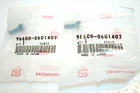 Nos Genuine Honda Socket Bolt 6X14 Set Of 2 CBR900RR CBR600F4 96600-06014-07 New. Price: $7.00.