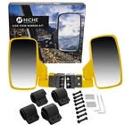 Niche Side View Mirror Set For Yamaha Wolverine Rhino Viking 450 660 700 Yellow New. Price: $21.95.