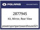 Polaris Oem Part 2877945 Kit, Mirror, Rear View New. Price: $99.99.