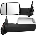 Tow Mirrors For Dodge Ram 2019-2022 Power Heated Turn Signal + Lh Side Chrome New. Price: $148.38.