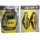 Can-am Atv Yellow Hand Guard/wind Deflector Kit W/ Mount Outlander,renegade,ds New. Price: $173.48.