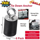 6-PIECE Utv Tie-down Anchors For Polaris Ranger/general 1-7/16 Bed Holes, Black New. Price: $28.81.