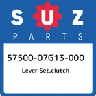 57500-07G13-000 Suzuki Lever Set,clutch 5750007G13000, New Genuine Oem Part. Price: $201.47.