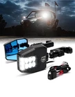 Aluminum Utv Side View Mirrors W/led Spot Light FOR1.75"2"ROLL. Damage BOX.R10 New. Price: $59.00.