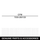 Cfmoto 7030-260120 Right Hand Rer View Mirror New. Price: $37.95.