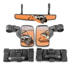 Wsays Rear Side+center View Mirrors Set For Polaris Rzr 570 800 Xp 1000 Turbo New. Price: $49.99.