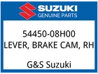 Suzuki Oem Part 54450-08H00 Lever,front Brake Cam,r New. Price: $36.10.