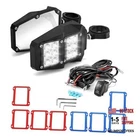 Utv Side Rear View Mirrors With Led Light Fit 1.75"-2" Roll Cage Compatible New. Price: $126.01.