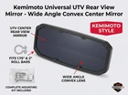 Kemimoto Utv Center Mirror Fits 1.75" 2" Roll Bar Rzr Can-am (new Open Box. Price: $14.25.