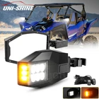 Reflect Led Turn Signal Lights Rear View Side Mirrors For Can-am Polaris Yamaha New. Price: $143.19.