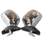 Rearview Mirrors W/ Turn Signals Lens For Honda Goldwing GL1800 2001-2017 2010 New. Price: $99.80.