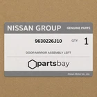 Genuine Nissan Patrol Y60 Door Mirror Assembly Left Electronic 9630226J10 New. Price: $149.00.