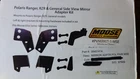 Moose Racing 0640-1414 Side View Mirror Adapter Kit New Original Packaging. Price: $30.49.
