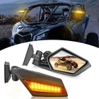 Led Turn Signal Racing Side Mirrors For Can-am Maverick X3 Turbo 2017-2026 New. Price: $41.39.