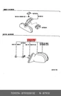 Genuine Oe Rear View Mirror, 8791026132 For Toyota 87910-26132 Neu. Price: $119.09.
