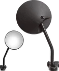 Parts Unlimited Mirror Flag Side View Round Black 0640-1690 New. Price: $42.35.
