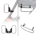 Utv Rearview Mirror For 1.75-2'' Roll Bar By Kemimoto B0106-02201BK New. Price: $26.99.