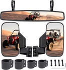 Utv Side Rear View Mirror With 1.75" To 2" Roll Bar Cage Compatible Polaris New. Price: $55.77.