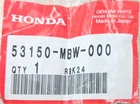 53150-MBW-000 Honda Pipe Conp,l Strg. New. Price: $150.00.