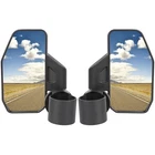 Lh+rh Side Set Utv Atv 1.6" - 2" Roll Mirrors For Polaris Honda Black Manual New. Price: $28.36.