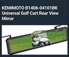 Kemimoto Universal Golf Cart Rearview Mirror B1406-04101BK New. Price: $25.00.