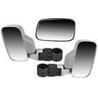 Grey Breakaway Side Rear View Mirror For Offroad Utv 1.75 Inch Cage 1998-2025 New. Price: $29.95.
