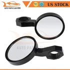 Universal Utv Aluminum Side Rear View Round Mirrors 1.75" For Polaris Rzr Pair New. Price: $32.31.