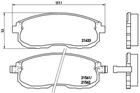 Brembo 56 021 Brake Pad Set, Disc For Infiniti Nissan (dfac) Neu. Price: $64.44.